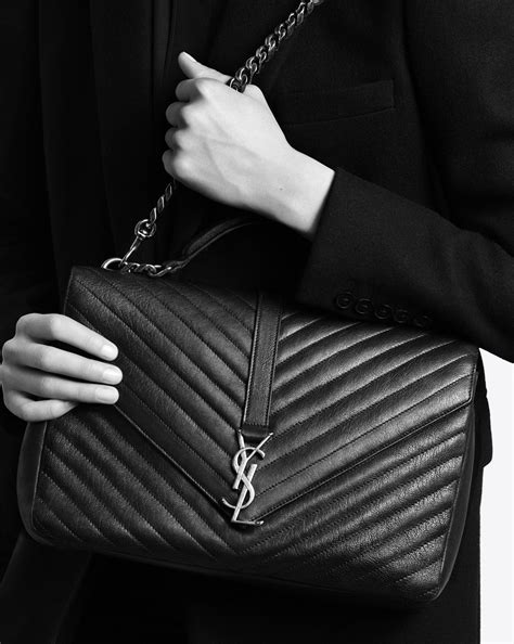 ysl college bag|saint laurent college large flap.